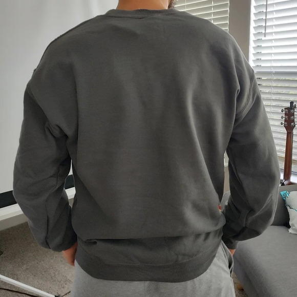 Jimi Hendrix Crewneck sweatshirt graphic band tee charcoal gray vintage … - Picture 2 of 5